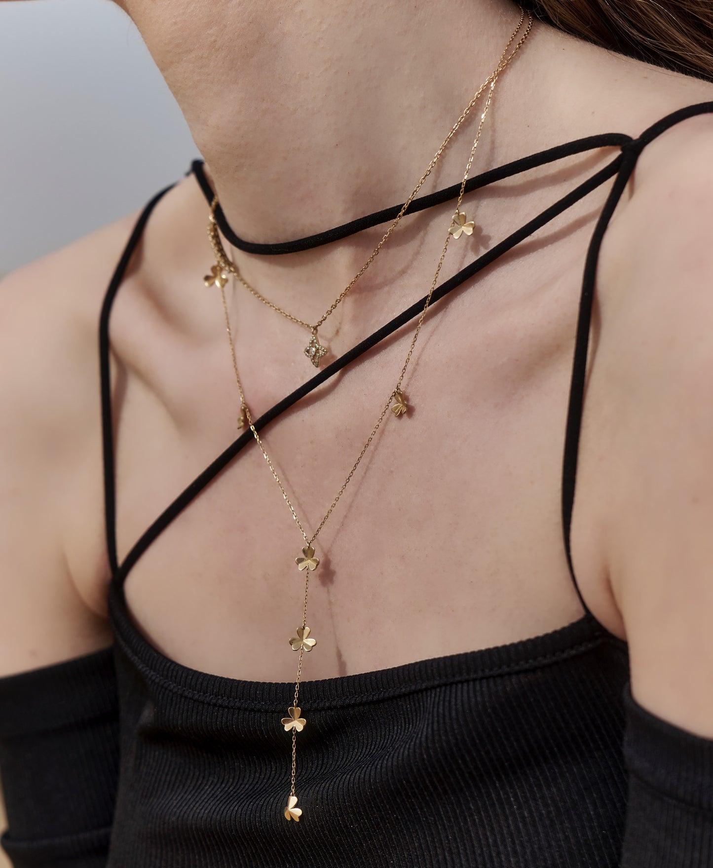 Porte Bonheur Drop Necklace